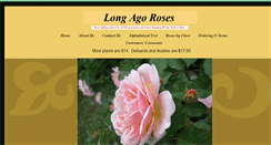 Desktop Screenshot of longagoroses.com